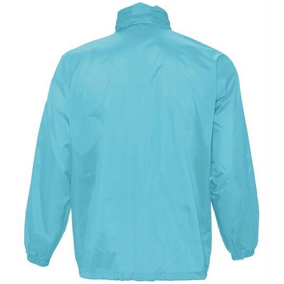 SOLS Unisex Mens /Womens Surf Windbreaker Lightweight Outdoor Jacket /Coat / Blu - Picture 2 of 5